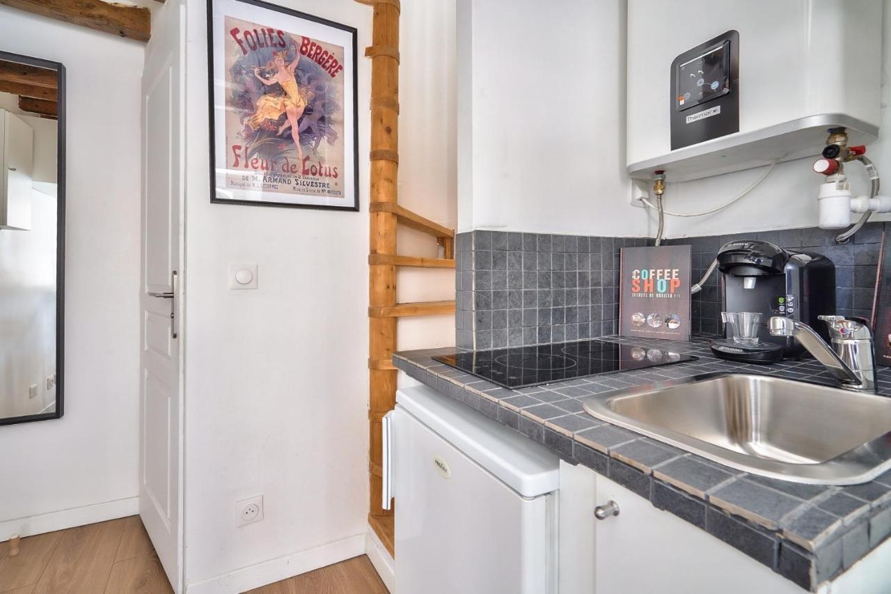 Cute And New Studio Duplex In The Heart Of París Exterior foto