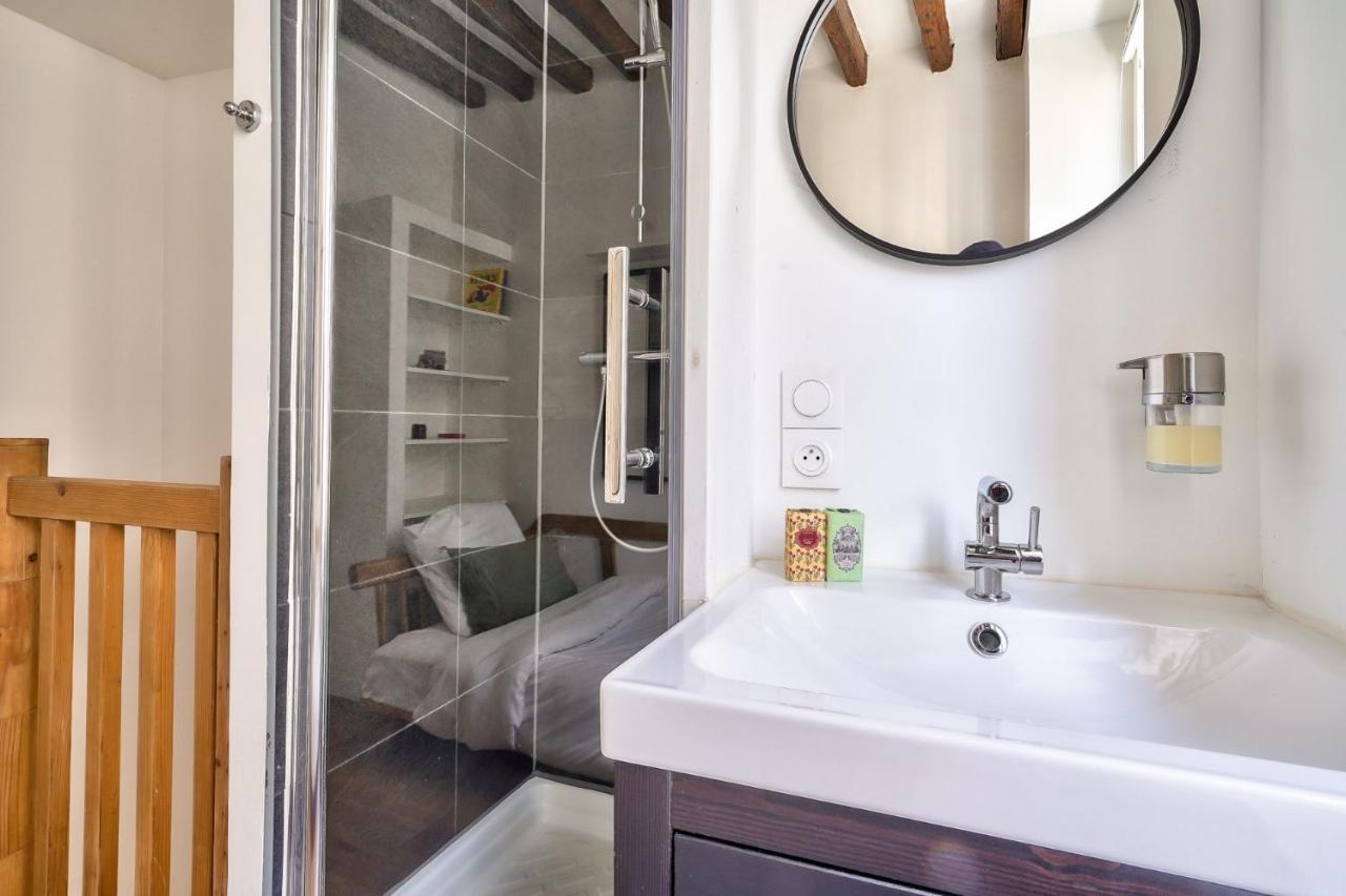 Cute And New Studio Duplex In The Heart Of París Exterior foto